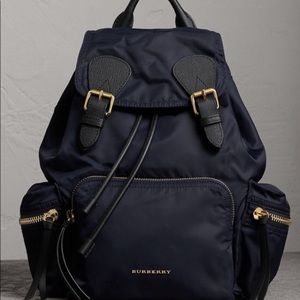 Burberry Navy Blue Rucksack Backpack